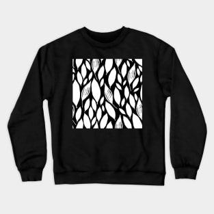 White Leaves Crewneck Sweatshirt